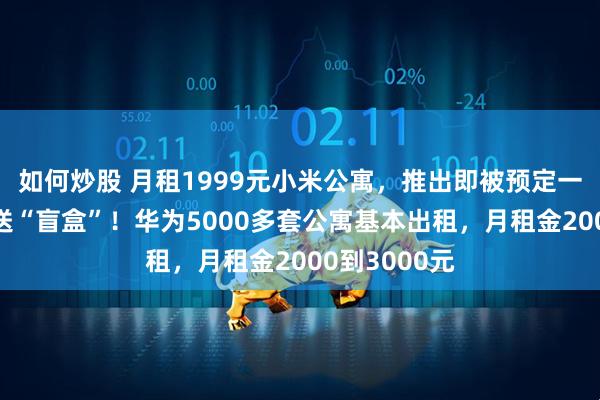 如何炒股 月租1999元小米公寓，推出即被预定一空，入住还送“盲盒”！华为5000多套公寓基本出租，月租金2000到3000元